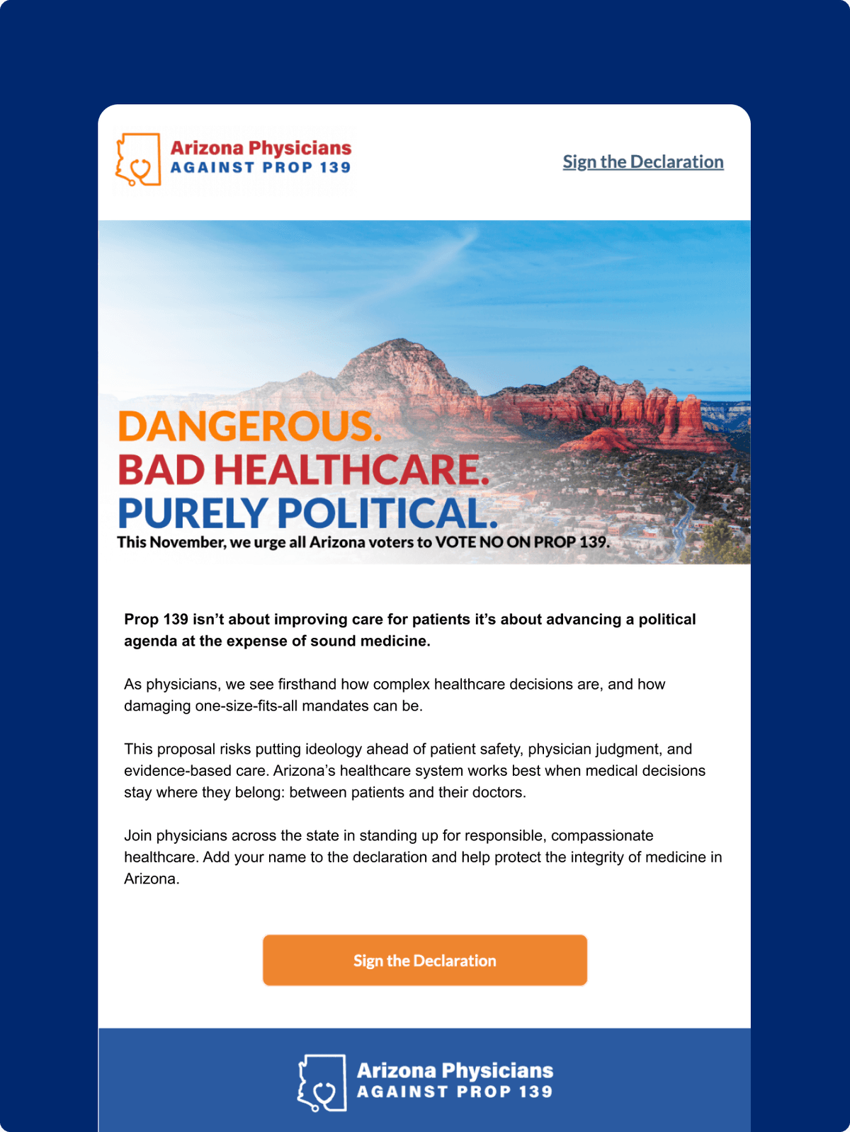 CFCS email campaign design