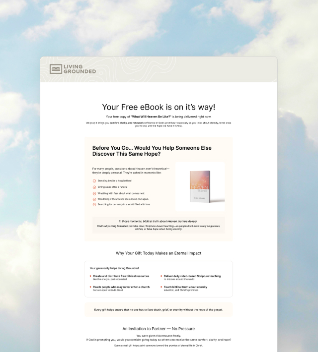 Living Grounded hover